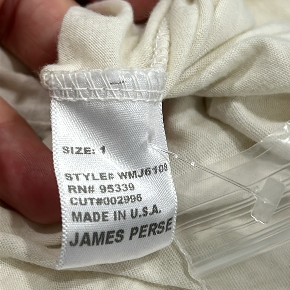 NWT James Perse Cotton Cross Strap Fit and Flare Neutral Minimalist Midi Dress - Picture 12 of 14